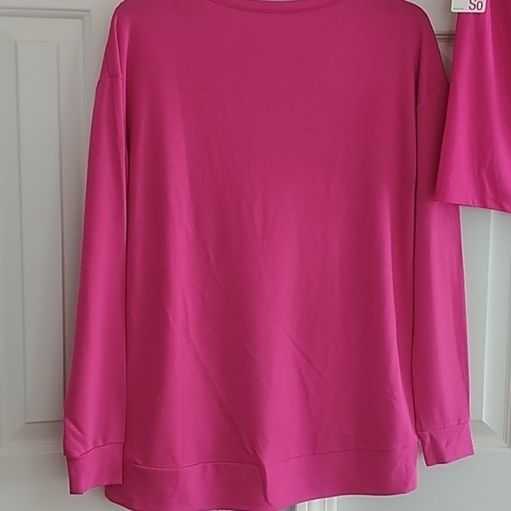 So Jersey Pink Shorts Pajama Set "More Kindness"  XS - Picture 7 of 10